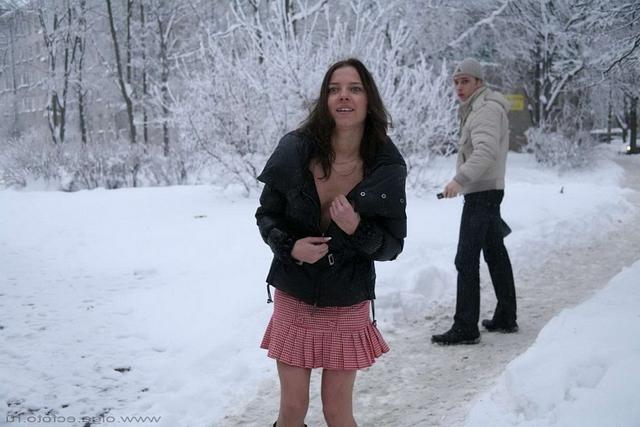 Snow Princess shows that under skirt 19 photo