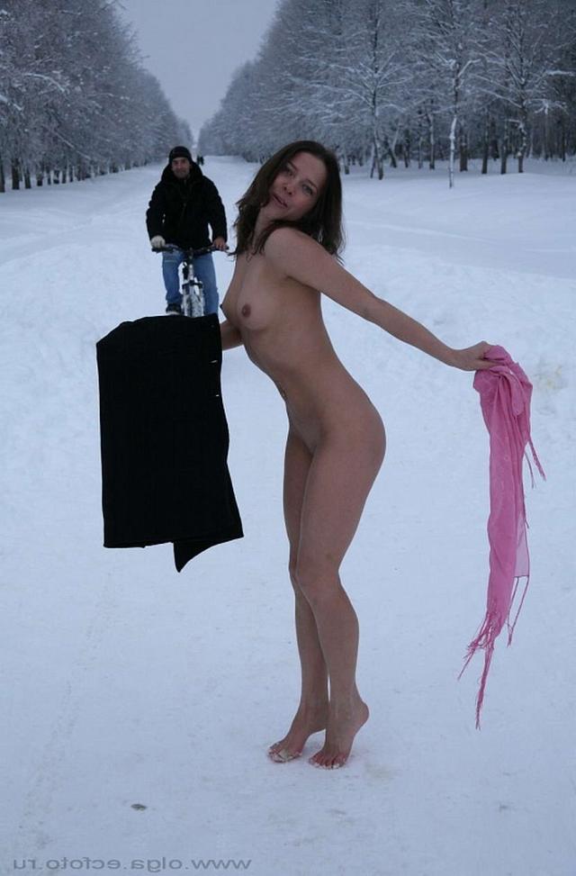 Snow Princess shows that under skirt 14 photo