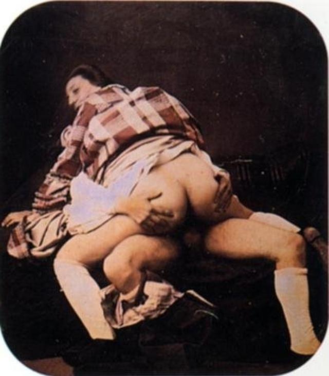 Retro pictures of pornographic nature with a perverse postures 5 photo