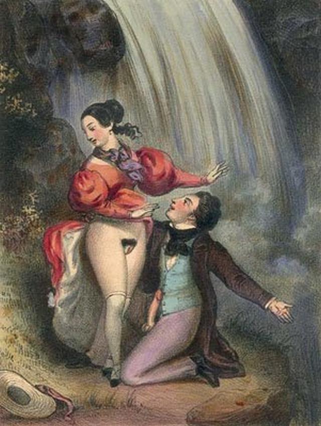 Retro pictures of pornographic nature with a perverse postures 4 photo