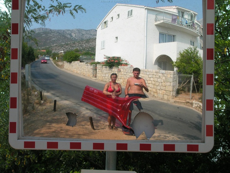 Couple without complexes rest on a wild beach 8 photo